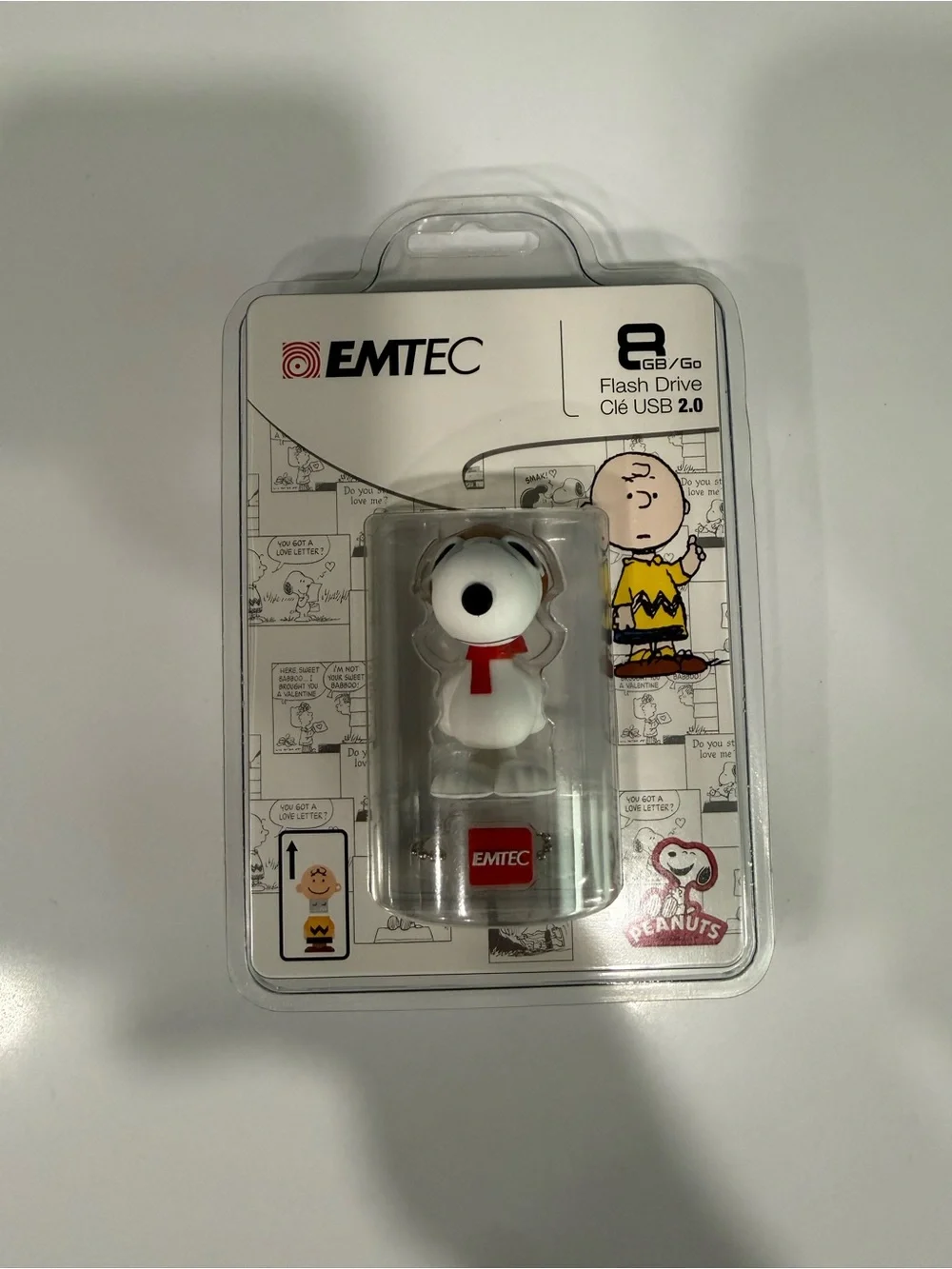 Peanuts Snoopy USB Flash Drive 8GB - White